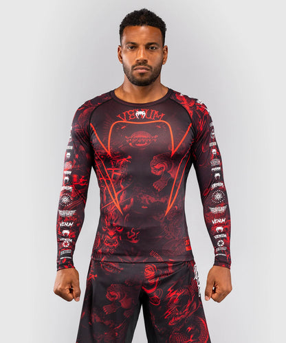 Venum 20th Anniversary Langarm Rashguard - Schwarz/Rot