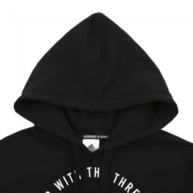 Adidas Community Sleeveless Hoodie "BOXING" Schwarz/Weiß