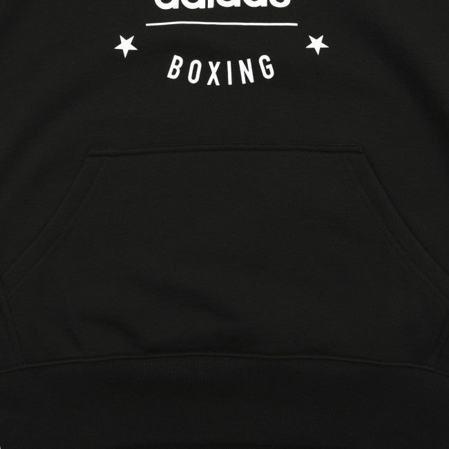 Adidas Community Sleeveless Hoodie "BOXING" Schwarz/Weiß