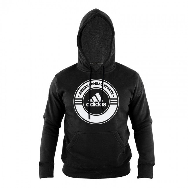 Hoodie Combat Sports Schwarz/Weiß