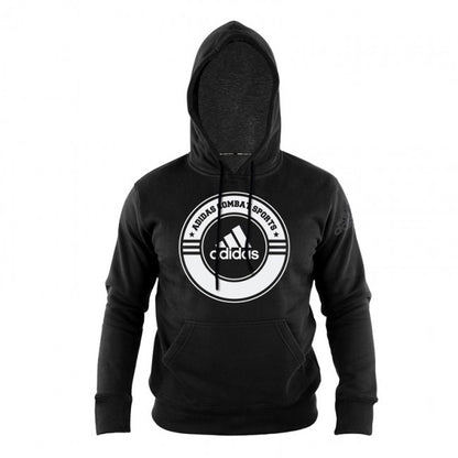 Hoodie Combat Sports Schwarz/Weiß