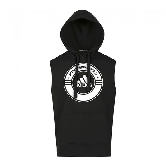 adidas Sleeveless Hoody Combat Sports black/white