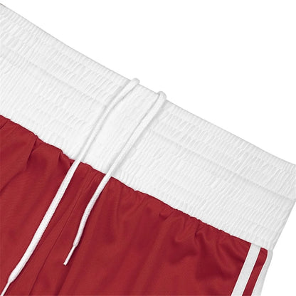adidas Boxing Shorts Punch Line red