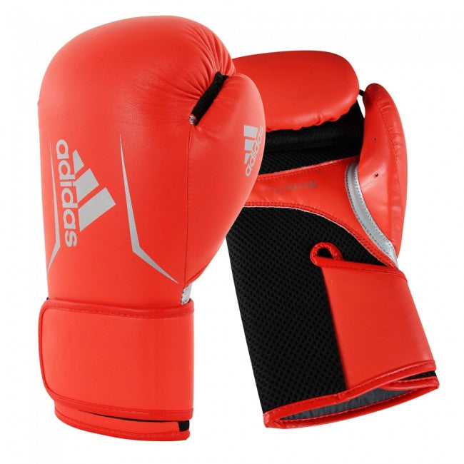 Adidas Boxhandschuhe Speed 100 Frauen Rot/Schwarz/Silber