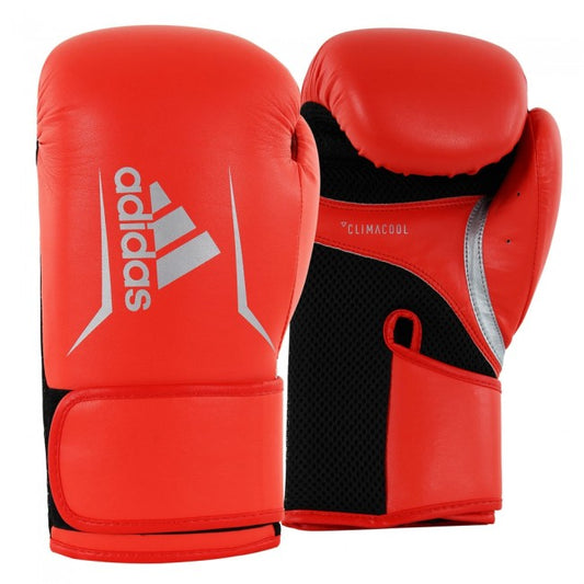 Adidas Boxhandschuhe Speed 100 Frauen Rot/Schwarz/Silber