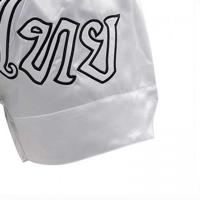 Thai Boxing Short Adidas White/Black