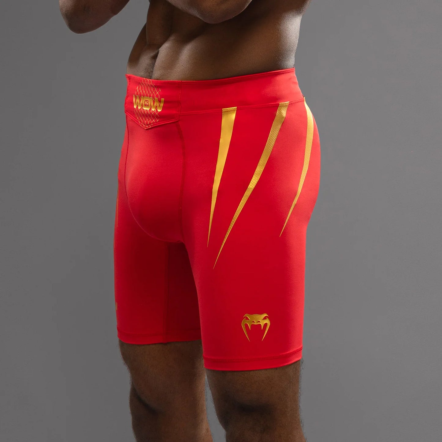 Venum x WOW FC Herren Vale Tudo Shorts - Fury Red/ Gold