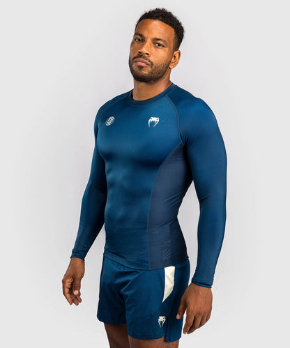 Venum x Roger Gracie Academy Langarm Rashguard - Blau