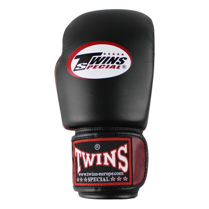 Twins Boxhandschuhe BGVL 3 Leder Schwarz Weinrot