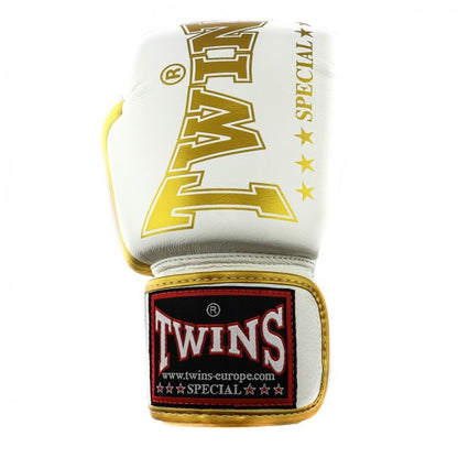Twins Boxhandschuhe BGVL 8 Weiß/Gold
