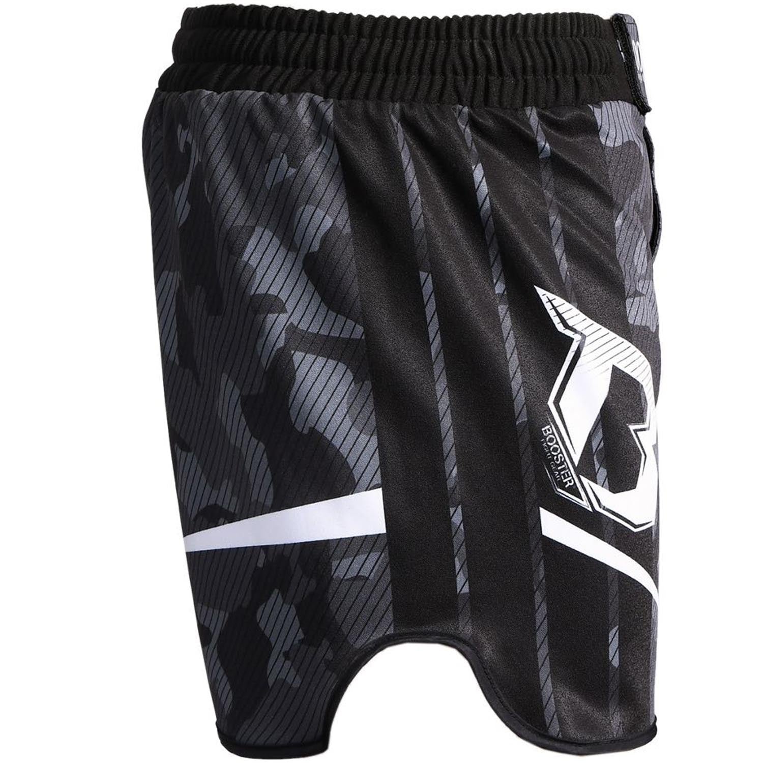 BOOSTER MMA FIGHT SHORTS B FORCE 2 BLACK CAMO