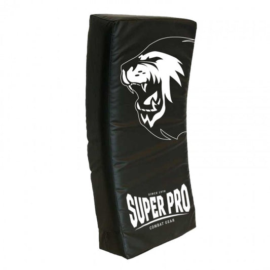 Super Pro Combat Gear gebogenes Kicking Shield Schwarz 75x35x15 cm