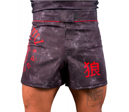 OKAMI Fight Shorts Warrior Black
