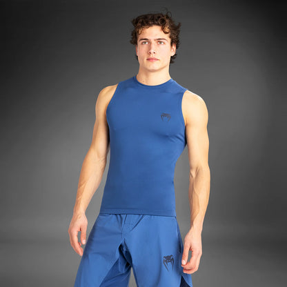 Venum Contender Herren Ärmelloser Rashguard - Blau