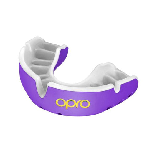Opro Mundschutz Self-Fit Gold-Edition V2 Lila/Weiß Senior ultra fit