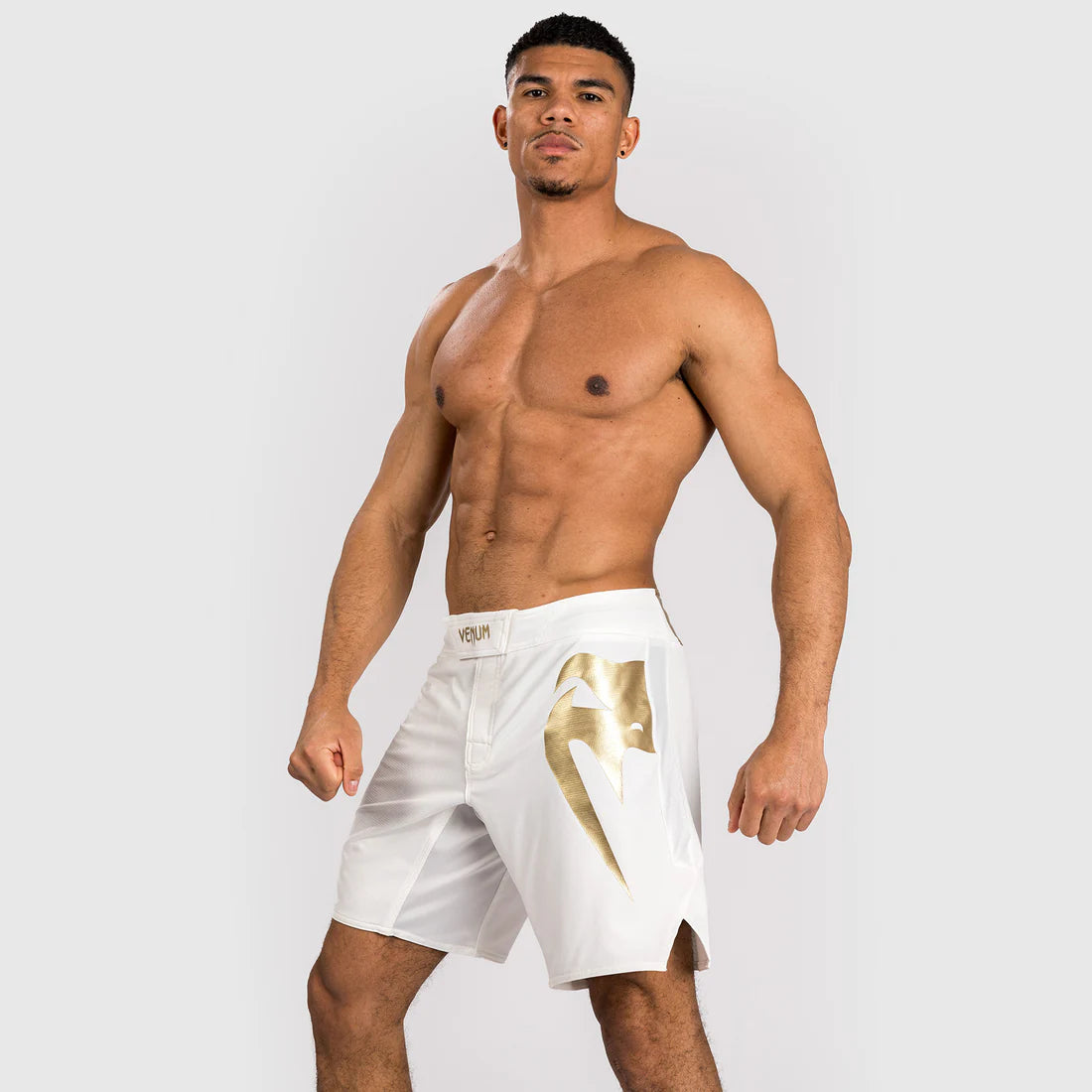 Venum Light 5.0 Fight Shorts - Weiß/Gold