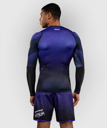 Venum x TEKKEN 8 Langarm Rashguard - Schwarz/Lila