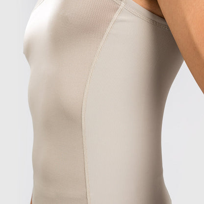 Venum G-Fit Air Rashguard ärmellos – Sand