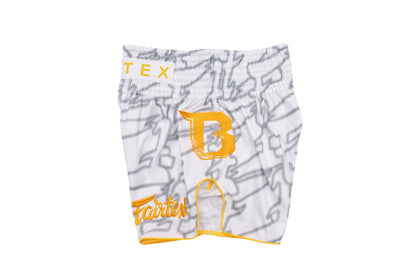 FAIRTEX X BOOSTER MUAYTHAI SHORTS FXB-TBT WHITE