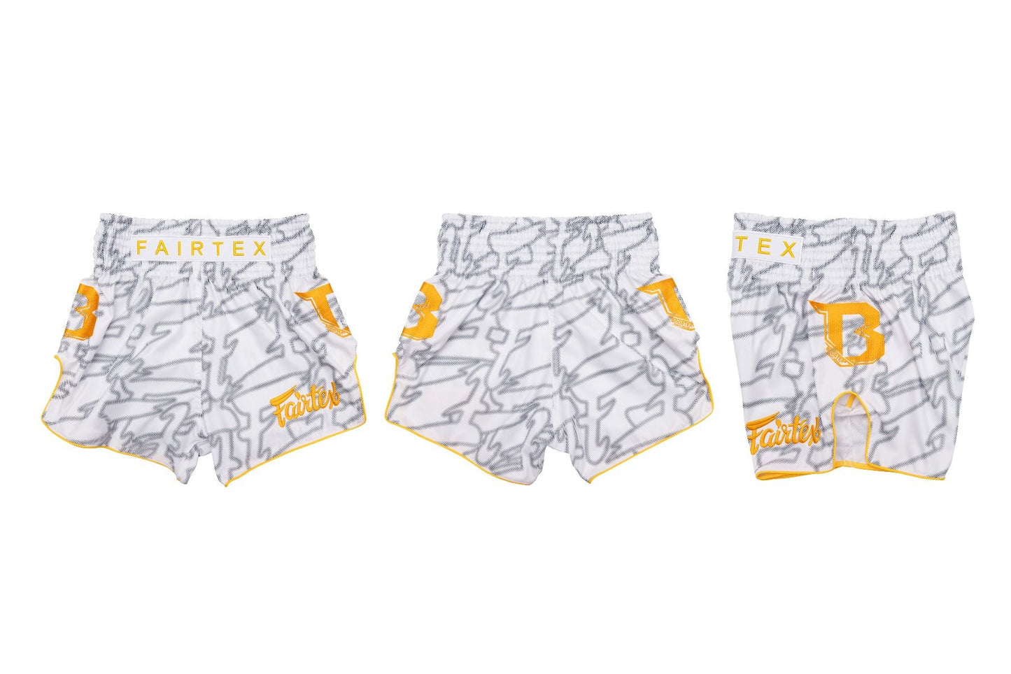 FAIRTEX X BOOSTER MUAYTHAI SHORTS FXB-TBT WHITE