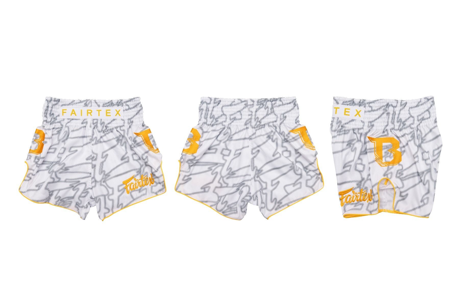 FAIRTEX X BOOSTER MUAYTHAI SHORTS FXB-TBT WHITE