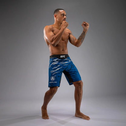 UFC Fusion by Venum Authentic Fight Night Herren Fight Short - Long Fit - Blau