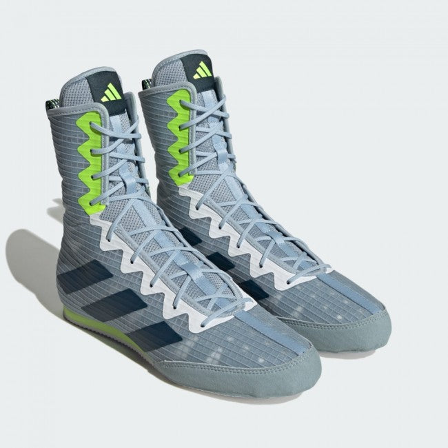 ADIDAS BOX HOG 4 GREY/LIME