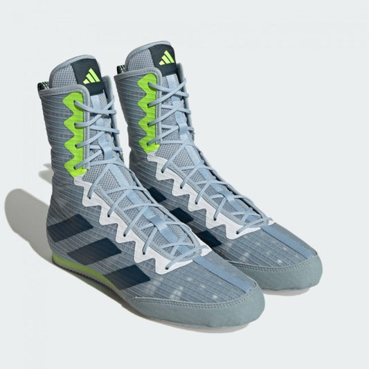 ADIDAS BOX HOG 4 GREY/LIME