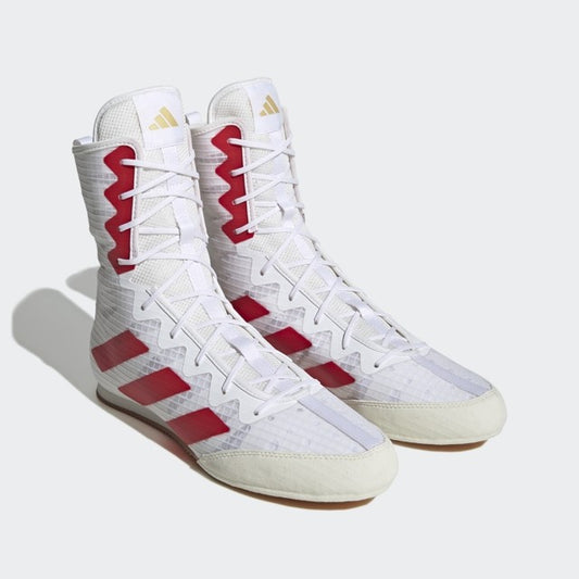 ADIDAS BOX HOG 4 WHITE/RED