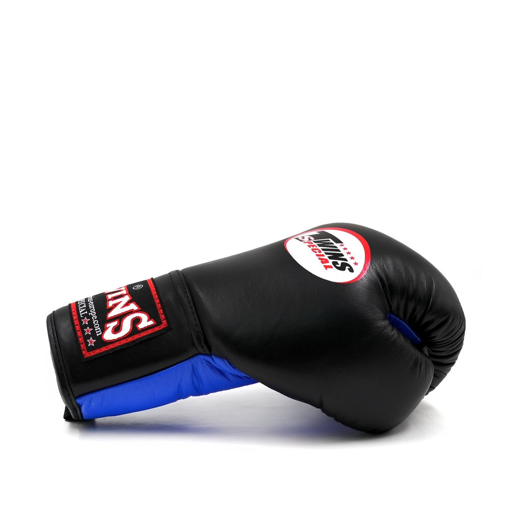 TWINS Leder Boxhandschuhe BGLL-1 BLUE/BLACK