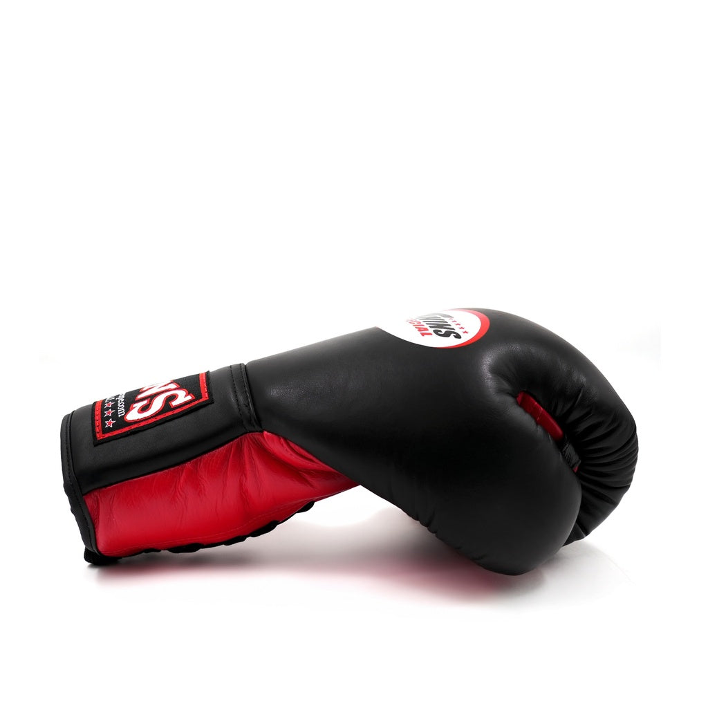 TWINS Leder Boxhandschuhe BGLL-1 RED/BLACK
