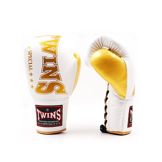 TWINS LEDER BOXHANDSCHUHE BGLL 8 White LACED