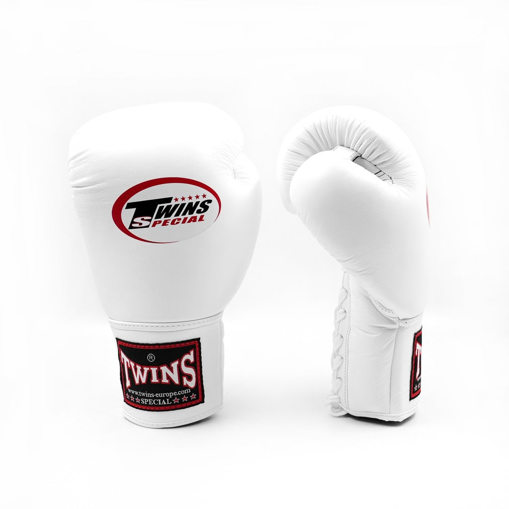 TWINS Leder Boxhandschuhe BGLL-1 WHITE