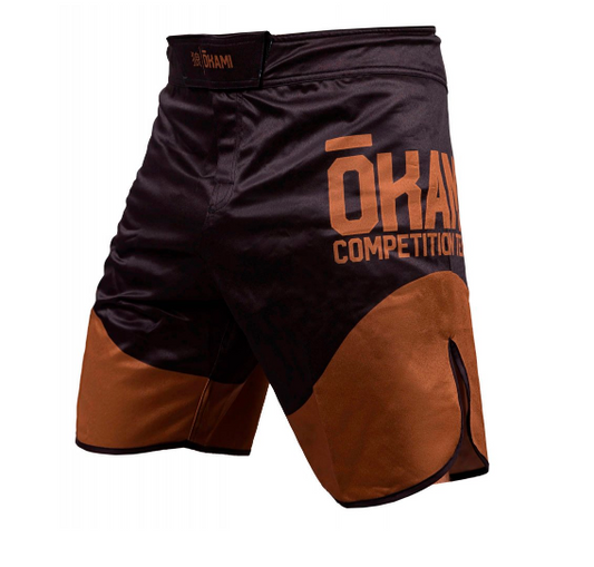 OKAMI Fight Shorts Competition Team Brown