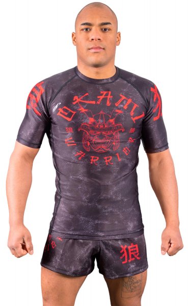 OKAMI RASHGUARD WARRIOR BLACK
