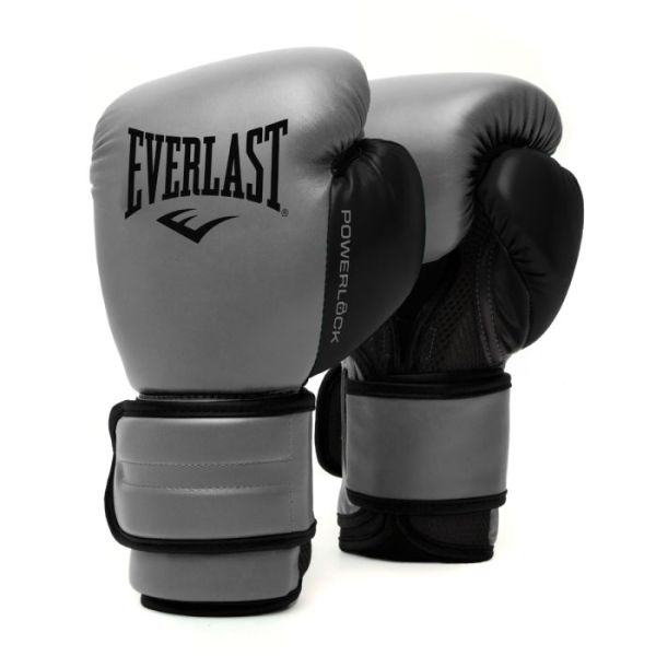 Everlast Powerlock 2r Training Glove, Charcoal
