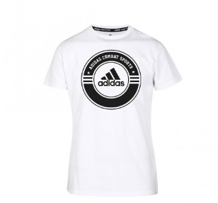 adidas T-Shirt Combat Sports white/black