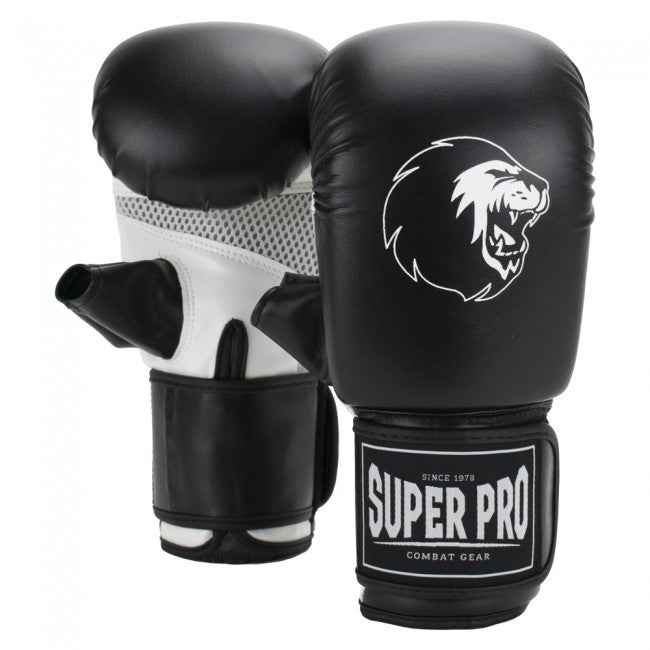 Super Pro Combat Gear Victor Boxsackhandschuhe Schwarz/Weiß