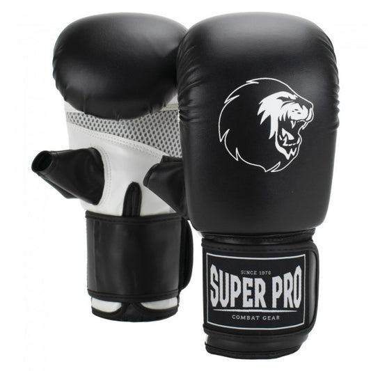 Super Pro Combat Gear Victor Boxsackhandschuhe Schwarz/Weiß