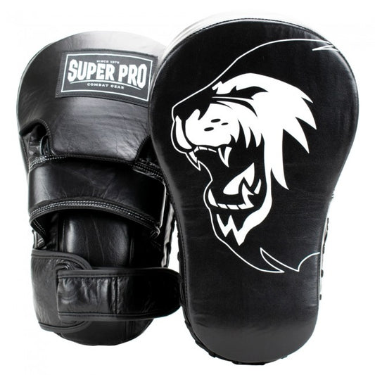SUPER PRO COMBAT GEAR HAND PAD LONG CURVED LEDER