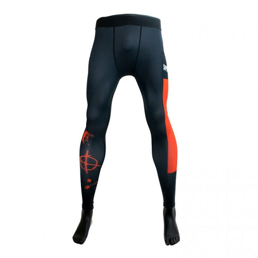 Super Pro Legging Men Skull black/grey