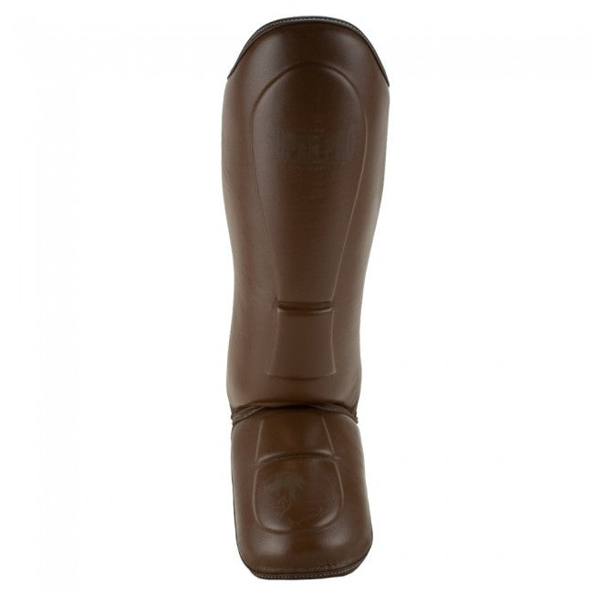 Super Pro Combat Gear Leder Schienbeinschoner Guardian SE Braun