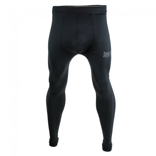 Super Pro Leggings Men Lion/Super Pro Logo Schwarz/Grau