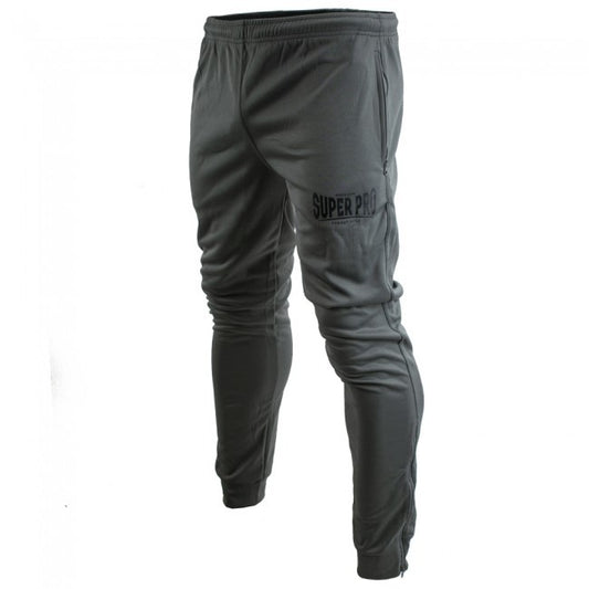 Super Pro Trainingshose Grau/Schwarz