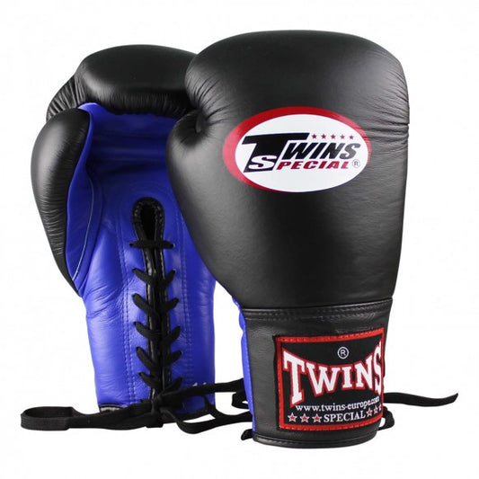 Twins Boxhandschuhe BGLL 1 Leder Blau Schwarz