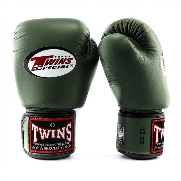 Twins Boxhandschuhe BGVL 3 Leder Militär