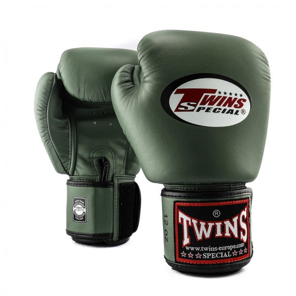 Twins Boxhandschuhe BGVL 3 Leder Militär