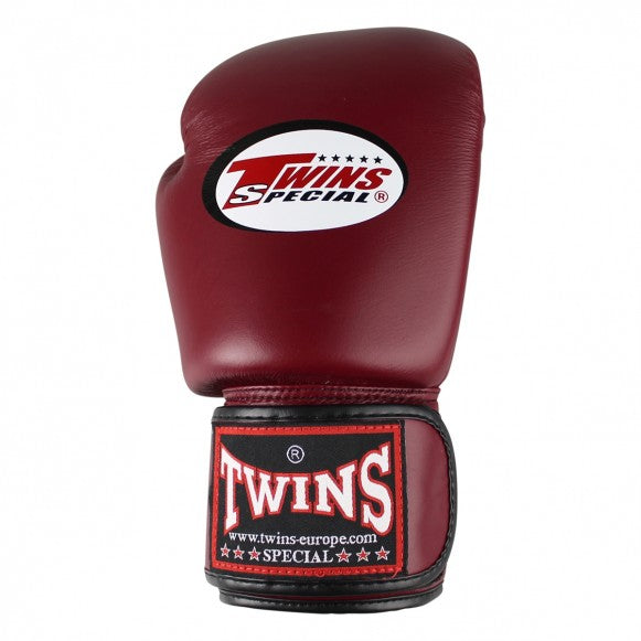 Twins Boxhandschuhe BGVL 3 Leder Weinrot