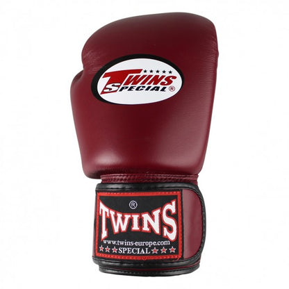 Twins Boxhandschuhe BGVL 3 Leder Weinrot