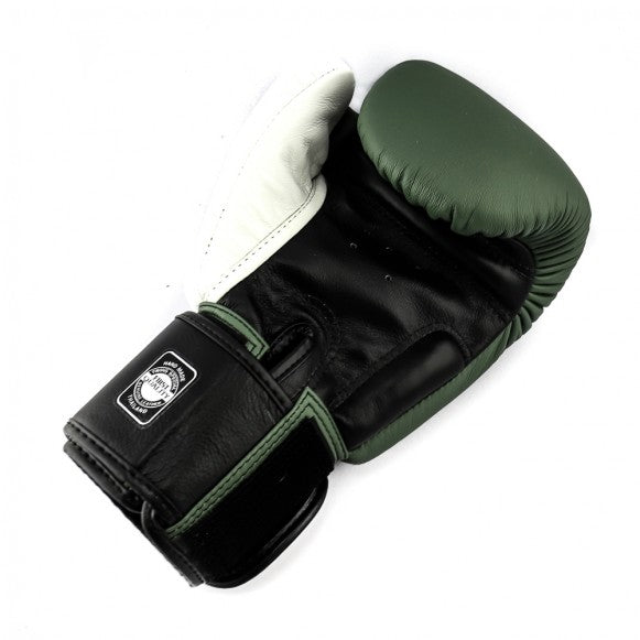 Twins BGVL 4 Boxhandschuhe Schwarz Olive Weiß